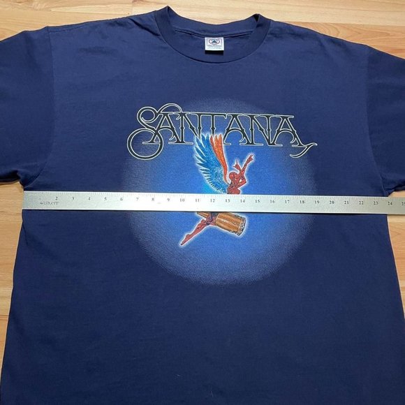 Vintage 90s Santana Supernatural double sided rock band deadhead tshirt - Picture 5 of 7